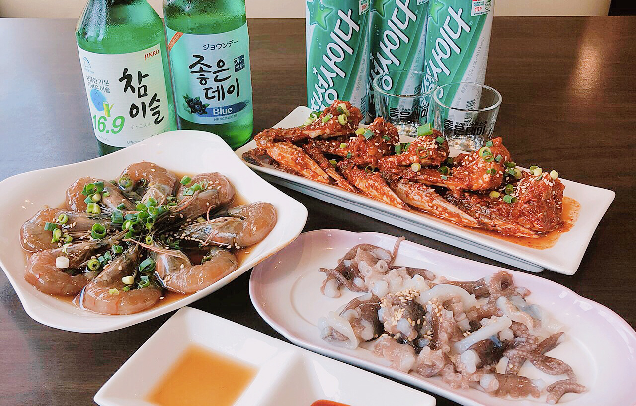 テジョンデの韓国海鮮料理